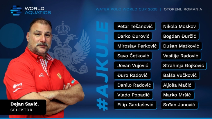 Dejan Savić saopštio spisak igrača za turnir u Rumuniji