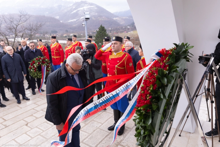 Mandić položio vijenac na spomenik junacima Mojkovačke bitke