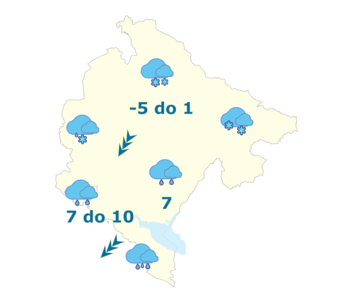 Vremenska prognoza: Danas vjetrovito i hladno