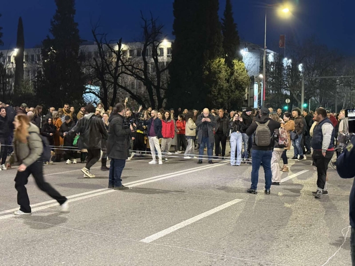 Uprava policije: Okupljanje u Podgorici prošlo bez incidenata