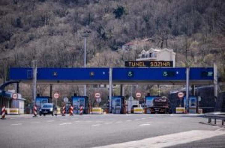 Tunel Sozina opslužio 245,83 hiljade vozila