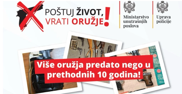 Za dva mjeseca predato više oružja nego u proteklih deset godina