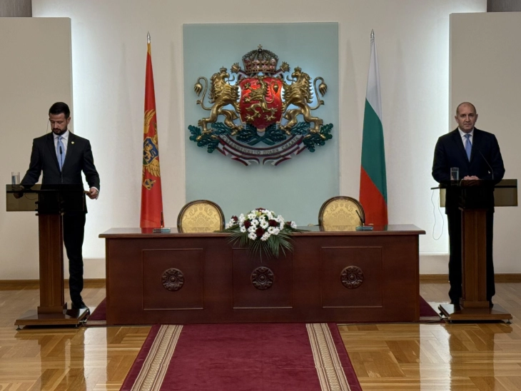Radev: Snažno ćemo podržavati evropski put Crne Gore