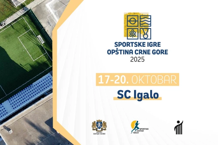 Sportske igre opština Crne Gore u oktobru u Herceg Novom