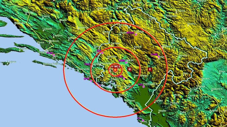 Slabiji zemljotres kod Grahova