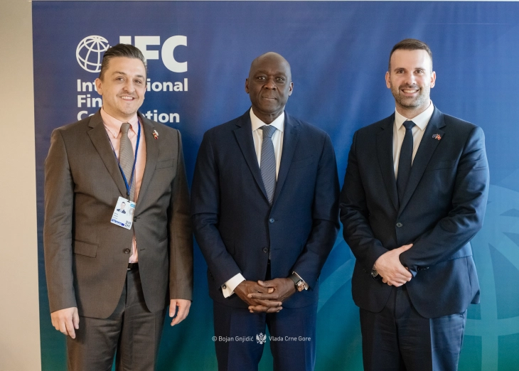 IFC spremna da pruži podrške implementaciji sporazuma Crne Gore i UAE
