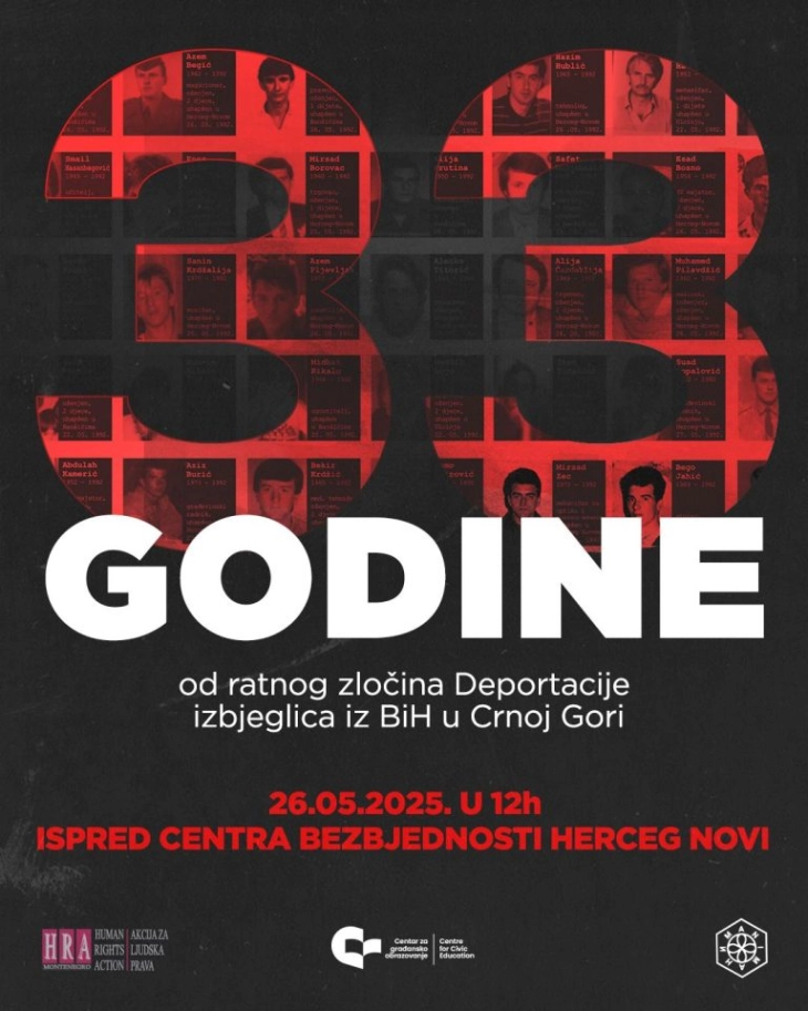 U ponedjeljak memorijalno okupljanje povodom 33 godine od zločina deportacije