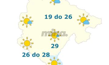 Sjutra pretežno sunčano, do 29 stepeni