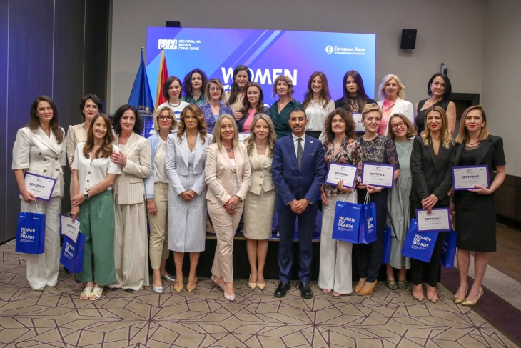 Dodijeljeni sertifikati drugoj generaciji polaznica programa Women on boards