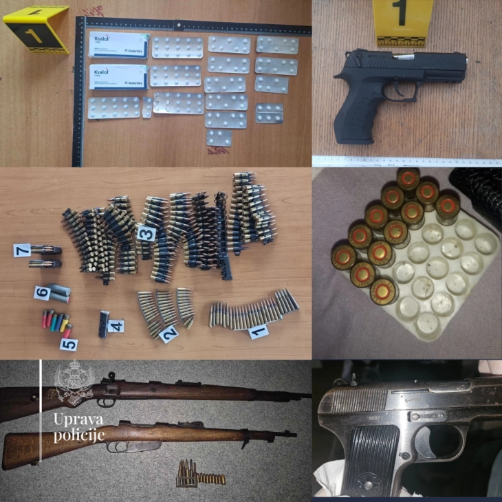 Policija oduzela oružje, vozila, drogu, novac