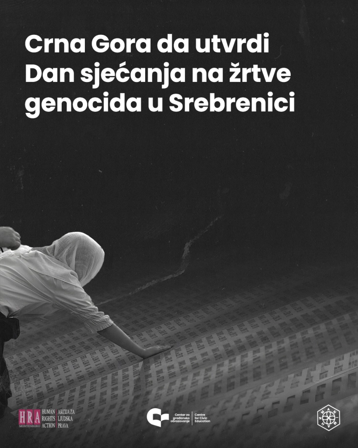 Utvrditi Dan sjećanja na žrtve genocida u Srebrenici