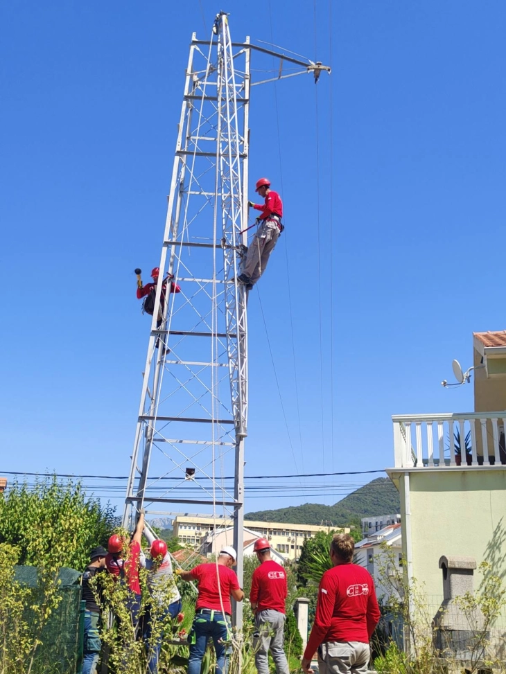 Sjutra uključivanje dalekovoda 35 kV Gradiošnica–Tivat