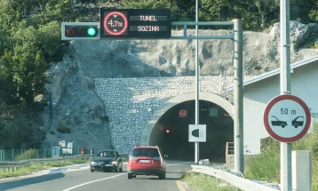 Tunel Sozina opslužio nešto više od dva miliona vozila
