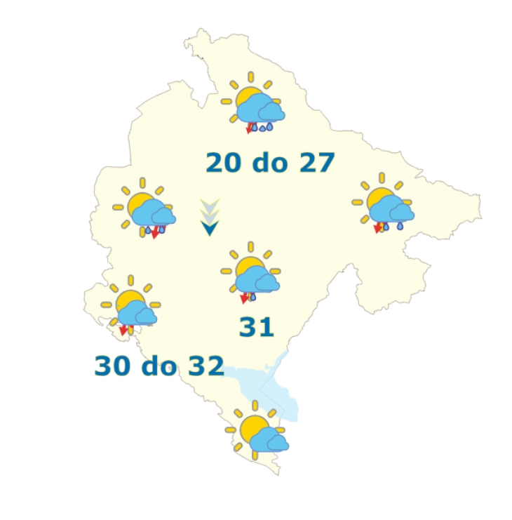 Vremenska prognoza: Danas nestabilno, moguće vremenske nepogode