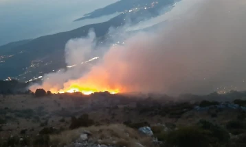Požar na Lovćenu, očekuje se pomoć aviona
