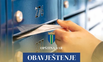U Baru počelo uručenje rješenja o porezu na nepokretnosti