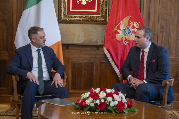 Crna Gora računa na podršku Irske tokom pregovora sa EU