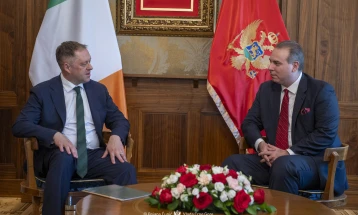 Crna Gora računa na podršku Irske tokom pregovora sa EU