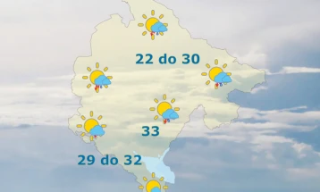 Sjutra osjetan pad temperature, mjestimično kiša