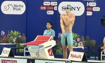 Milenković 37. na 50 metara delfin