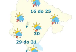Vremenska prognoza: Danas oblačno, mjestimično kiša i pljuskovi