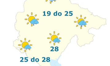 Sjutra promjenljivo oblačno sa sunčanim intervalima