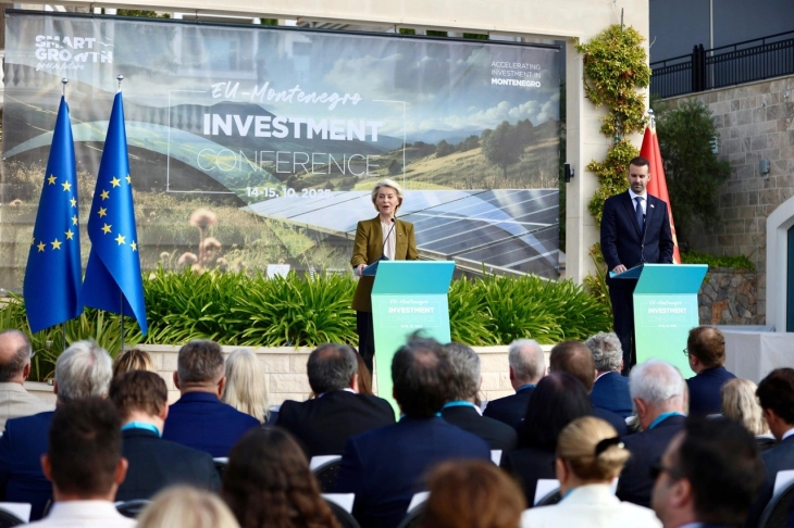 Von der Leyen: Montenegro holds great potential 