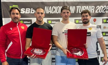 Rađenović i Janković osvojili turnir u Podgorici