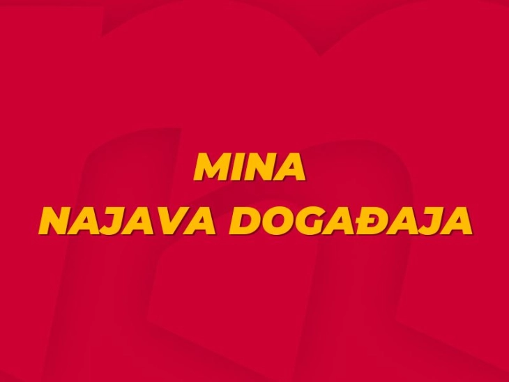 Najava događaja za 13. januar