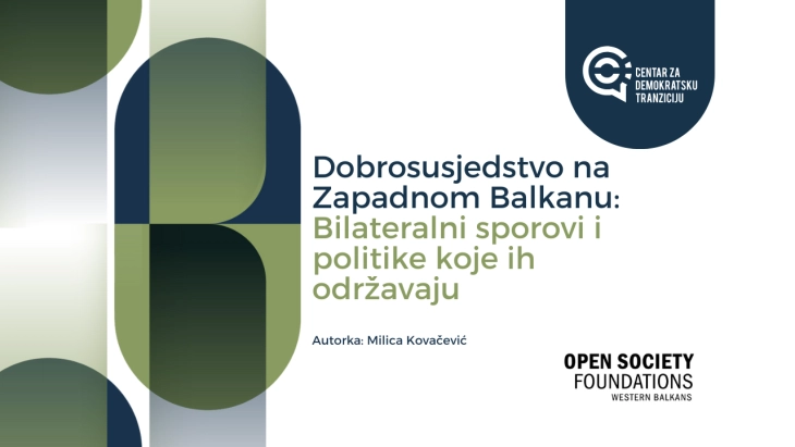 CDT: Bilateralni sporovi trajni element regionalne političke dinamike