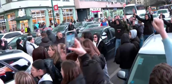 Protest u Sarajevu nakon smrti mladića