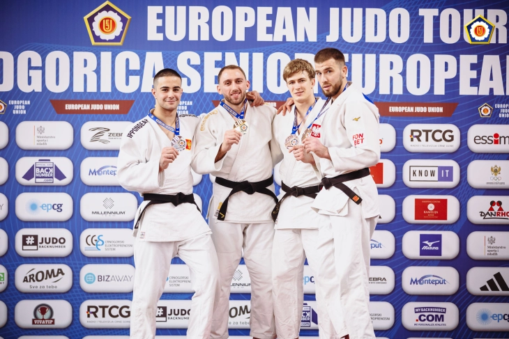 Raičević zlatni, sedam medalja za crnogorski džudo