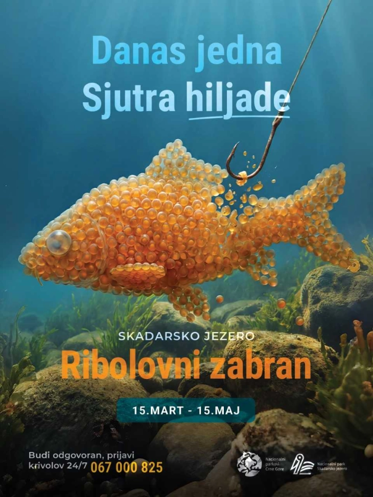 Počinje ribolovni zabran u NP Skadarsko jezero