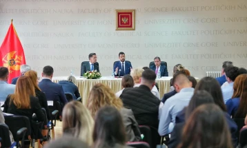 Milatović i Rute sa studentima: Bezbjednost Zapadnog Balkana bezbjednost Evrope