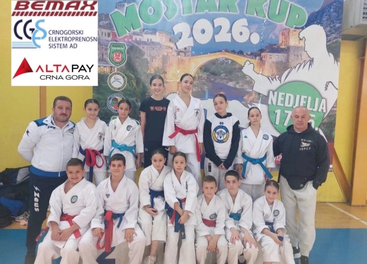Karatistima Budućnosti 26 medalja u Mostaru
