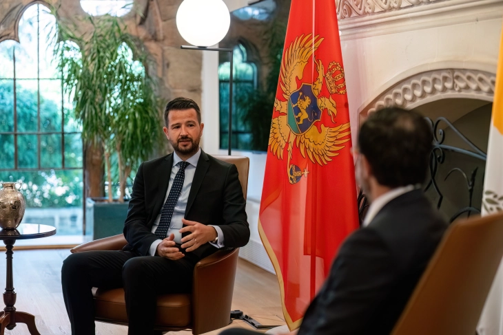 Milatović: Kipar snažan saveznik Crne Gore, uspjeh evropskog puta u našim rukama