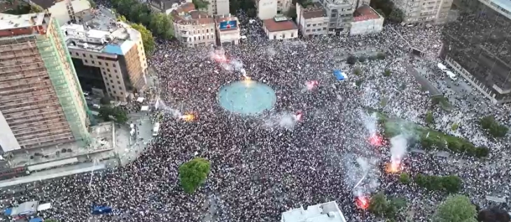 Završen protest u Beogradu, studenti zatražili raspisivanje izbora