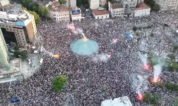 Završen protest u Beogradu, studenti zatražili raspisivanje izbora