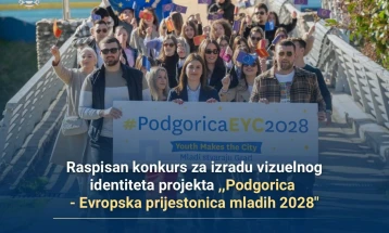Raspisan konkurs vizuelni identitet projekta Podgorica – Evropska prijestonica mladih 2028