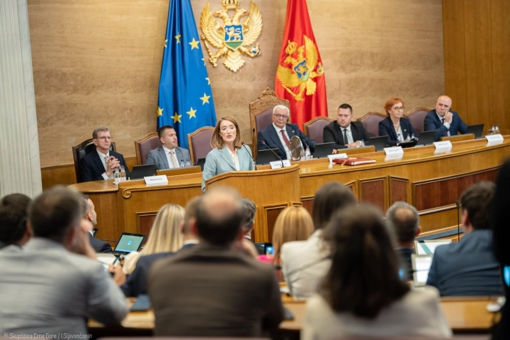 Metsola: Montenegro’s place is within the EU