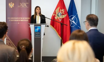 Kalezić: Članstvo u NATO ključno dostignuće u nezavisnoj Crnoj Gori
