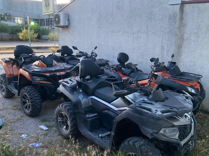 Ulcinj: Policija isključila četiri kvad vozila iz saobraćaja, prekršajne prijave protiv stranih državljana