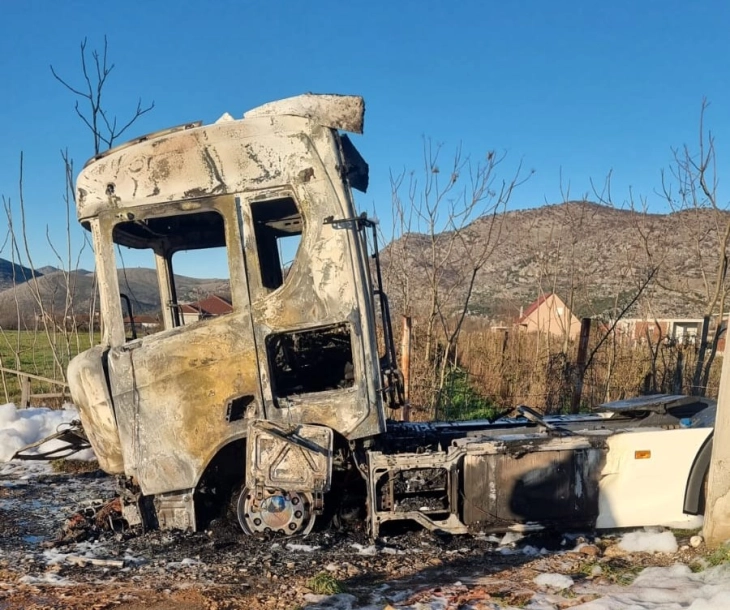 Uhapšen osumnjičeni za paljenje kamiona 