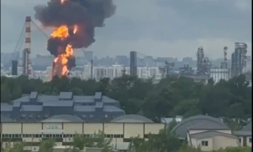 Moskovska rafinerija nafte oštećena u ukrajinskom napadu dronom
