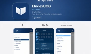 UCG pokrenuo mobilnu aplikaciju Eindex