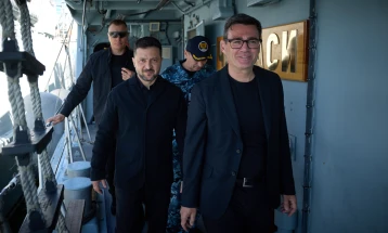Zelenski prvi strani zvaničnik kojeg je dočekao Bernam